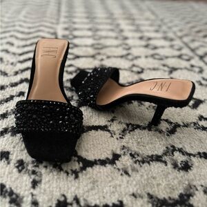 Jeweled Heeled Sandals